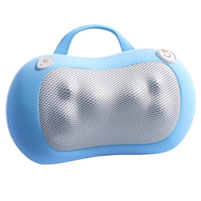 Massage Pillow Head Massager Car Home Cervical Shiatsu Massage Neck Back Waist Body Massager Cushion Kneading Wireless Electric