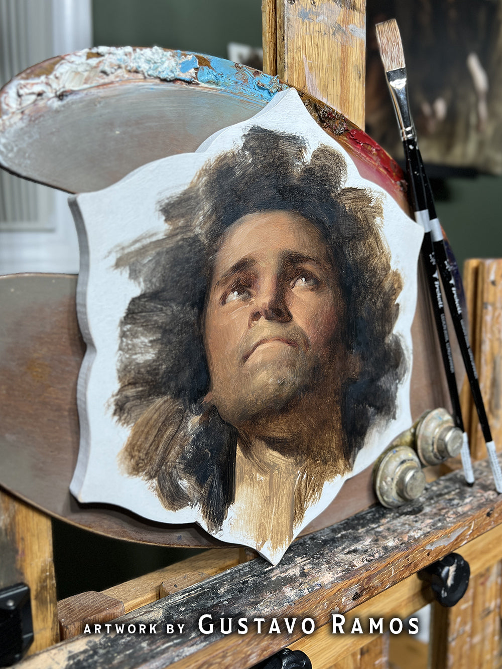 Trekell Dahlia Panel - Wooden Painting Canvas