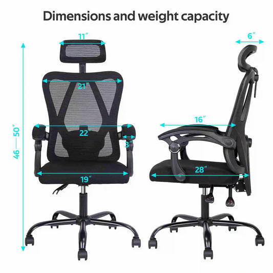 Ergonomic Office Computer Home Gaming Desk Chair Adjustable Height Breathable Mesh Racing Chair Linkage Armrest Furniture