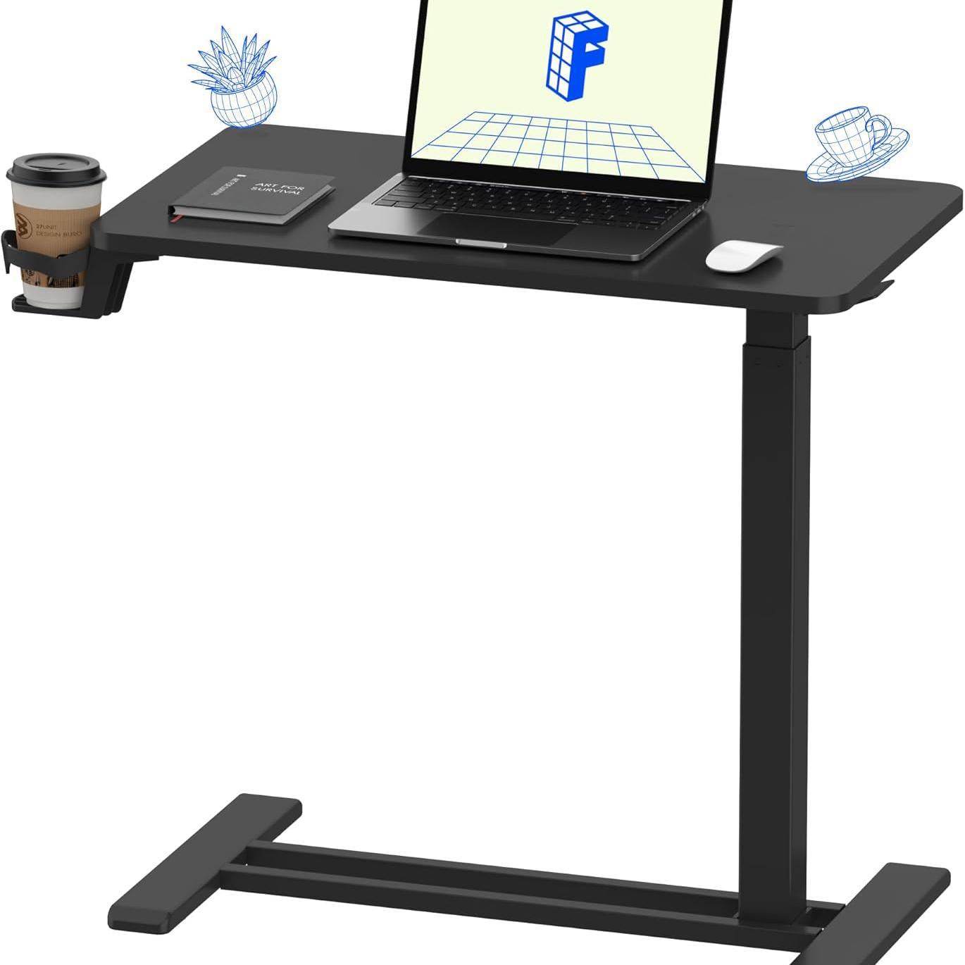Electric Adjustable Height Standing Desk with Drawers