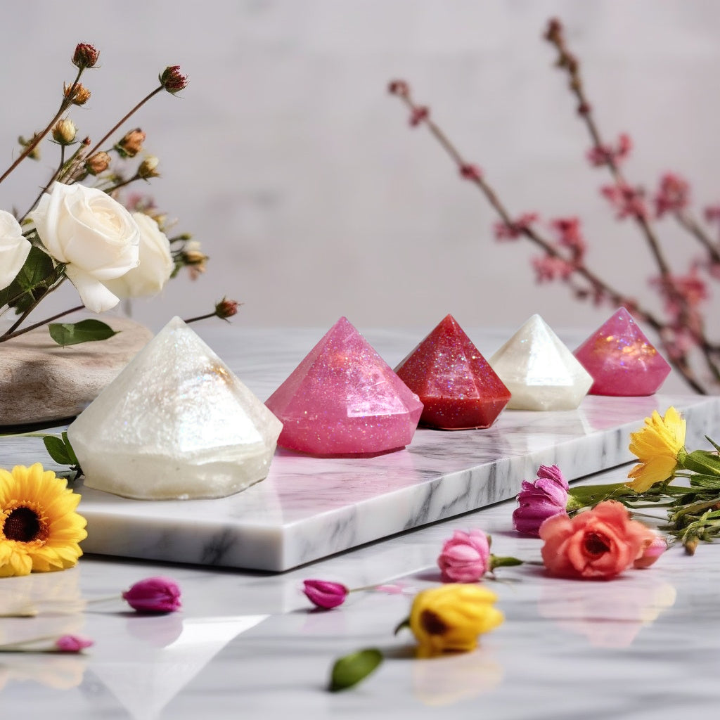 Garnet Gem Soap  with Hidden Silver Ring-4