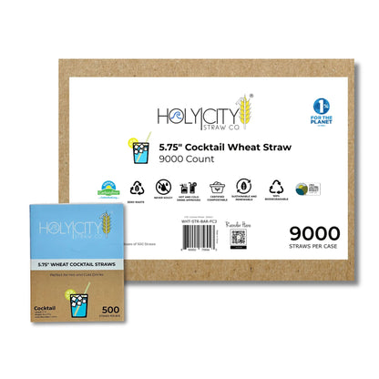 5.75" Cocktail Wheat Straws-8