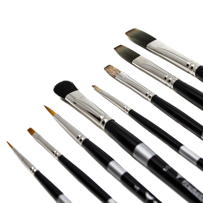 Natalia Fabia 8 Piece Trekell Brush Set | Synthetic | Vegan-Friendly