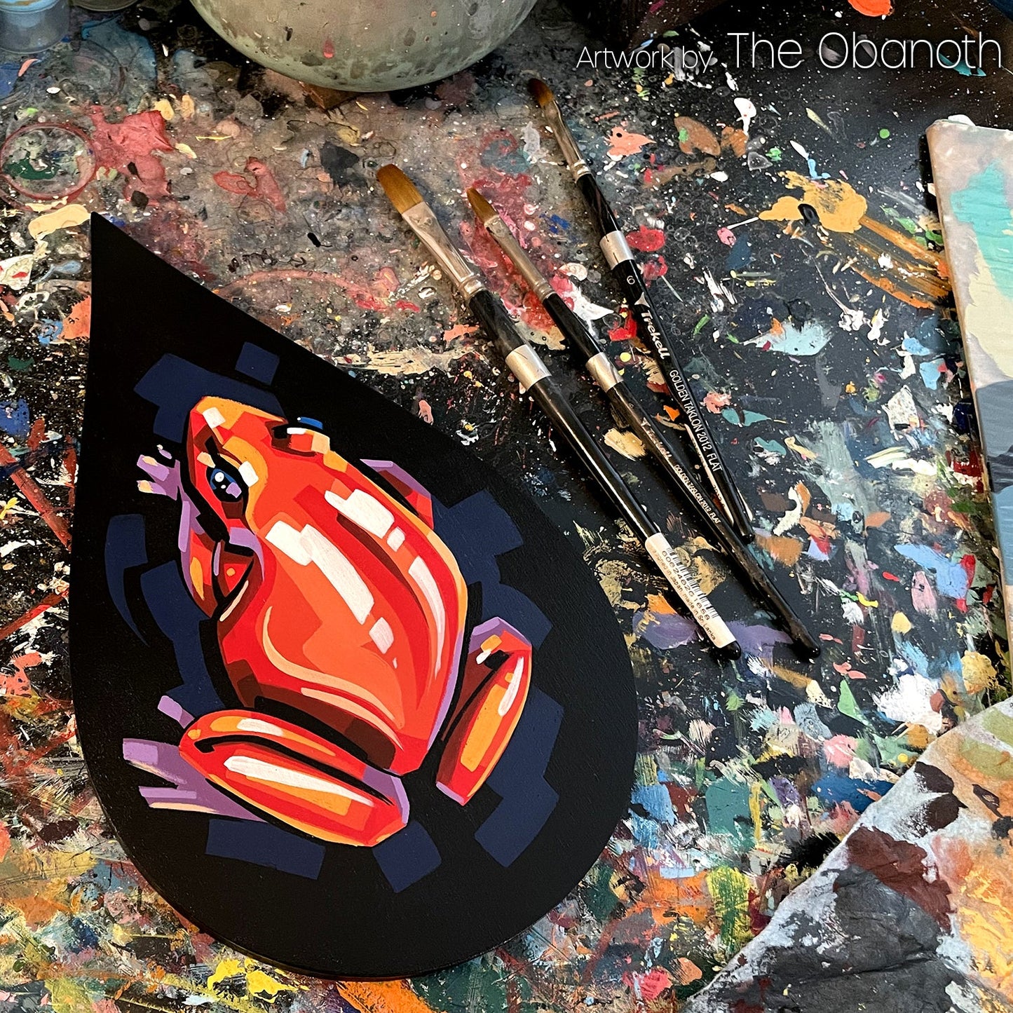 Trekell Rain Drop Panel - Wooden Painting Canvas