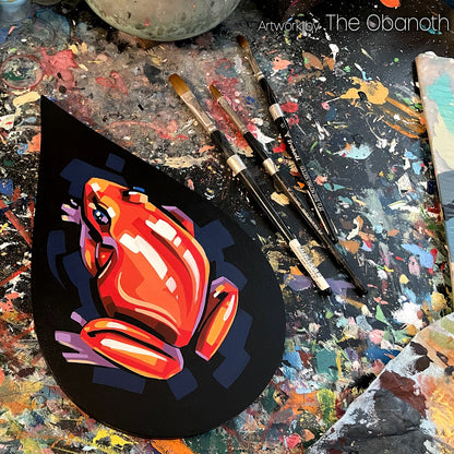 Trekell Rain Drop Panel - Wooden Painting Canvas