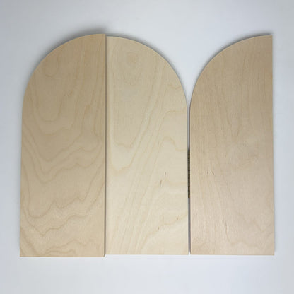 Trekell Gothic Rounded Arch Altar Panel - Wooden Painting Canvas