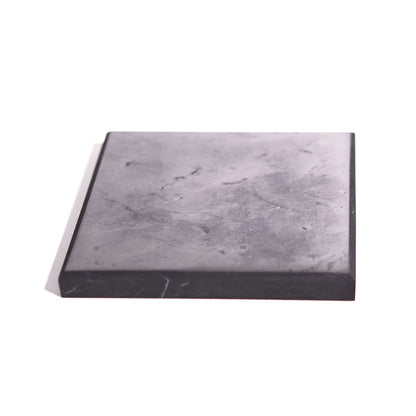 Shungite Square Plate 4 Inch