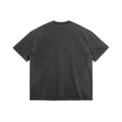 Palestinian Woman Vintage Poster Oversized Washed T-shirt