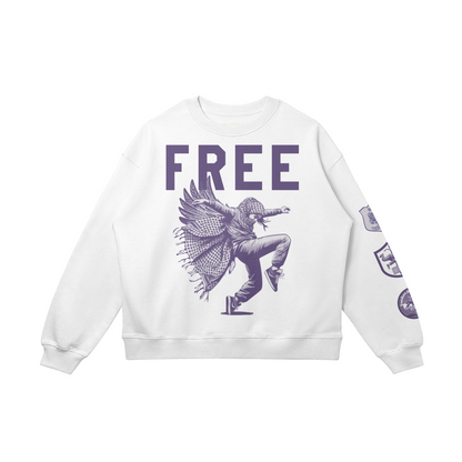 Palestinian Freedom Dance Drop Shoulders Sweatshirt